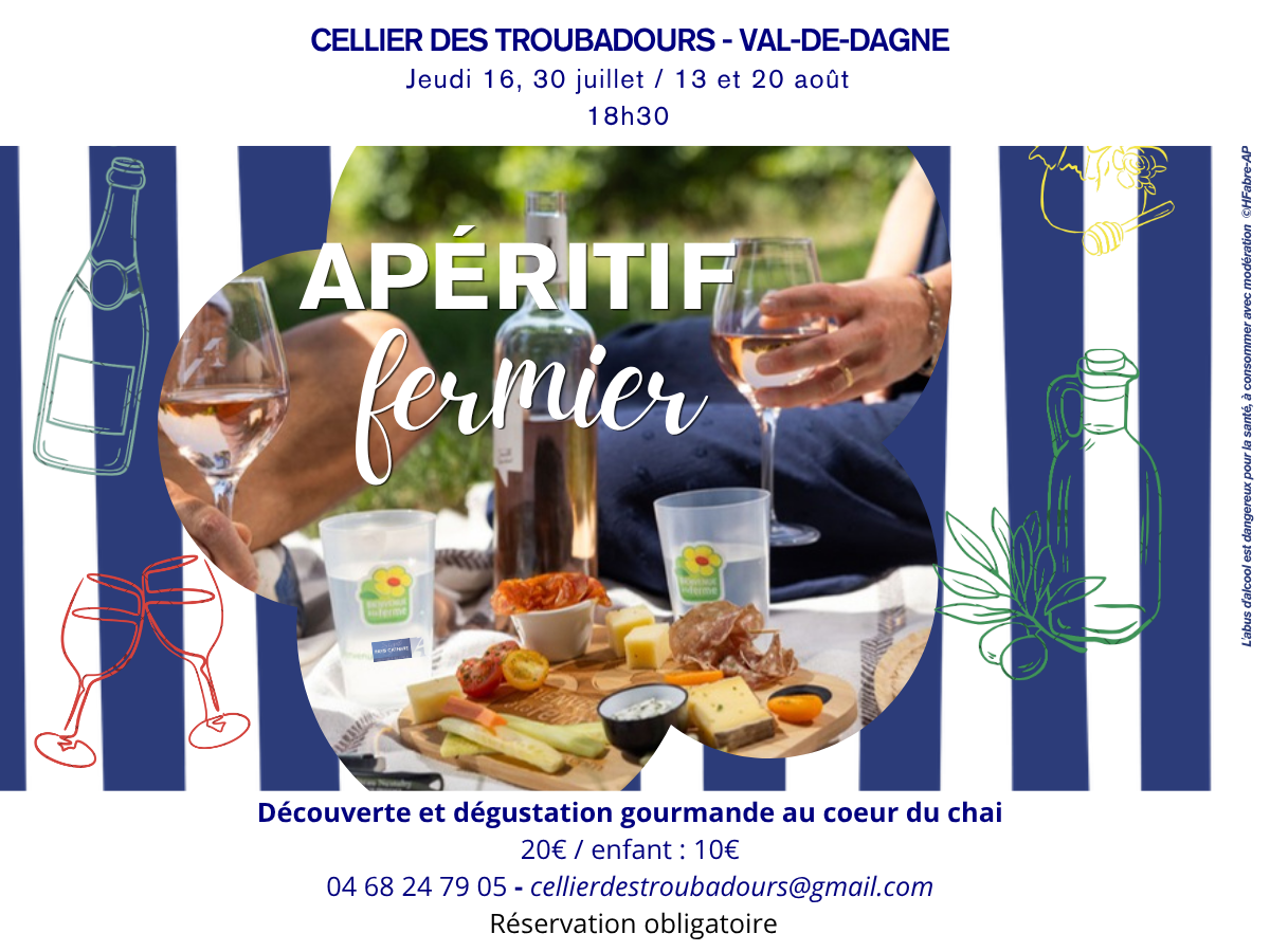 APÉRITIF FERMIER : DÉCOUVERTE ET DÉGUSTATION GOURMANDE AU COEUR DU CHAI