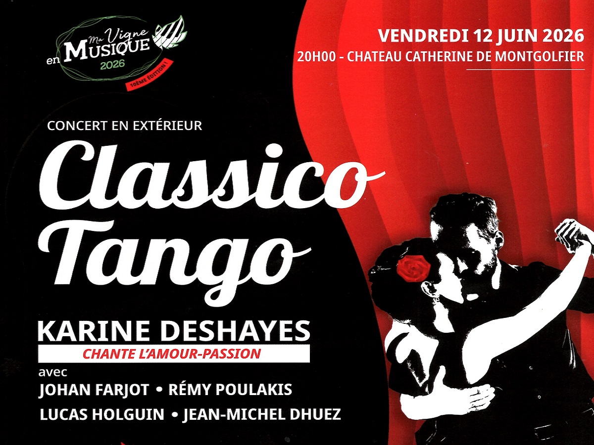 FESTIVAL MA VIGNE EN MUSIQUE - CLASSICO TANGO - — visuel événement