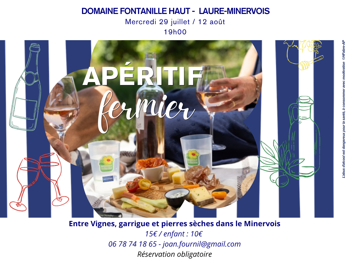 APÉRITIF FERMIER : ENTRE VIGNES, GARRIGUE ET PIERRES SÈCHES DANS LE MINERVOIS