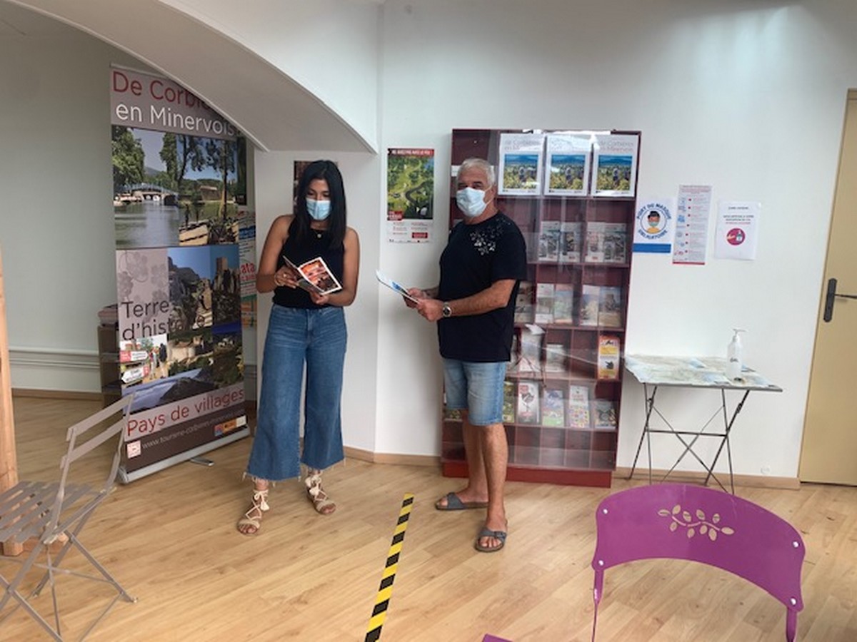 Le Bureau d'Information Touristique de Lézignan-Corbières adhère à Aude Vacances Sereines