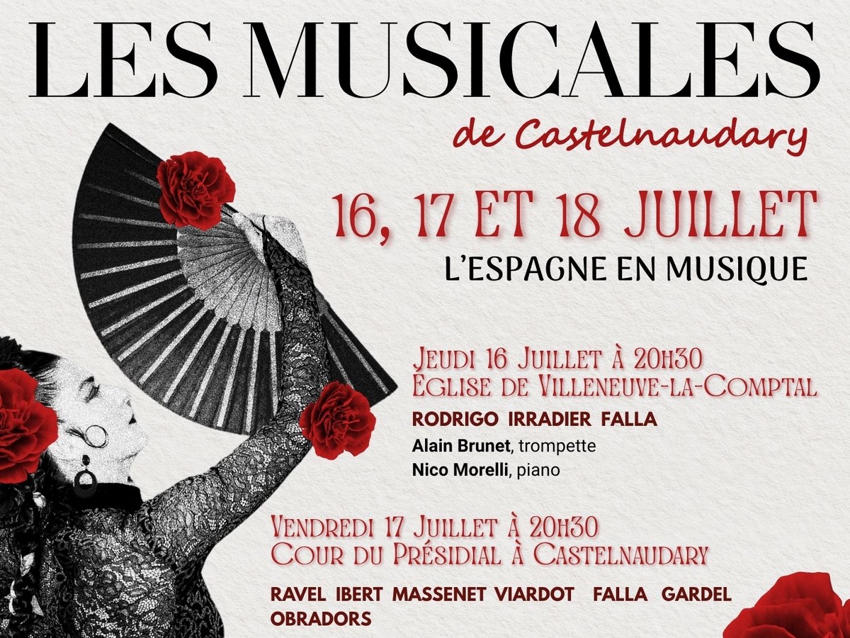 12ÈME FESTIVAL LES MUSICALES DE CASTELNAUDARY : L'ESPAGNE EN MUSIQUE