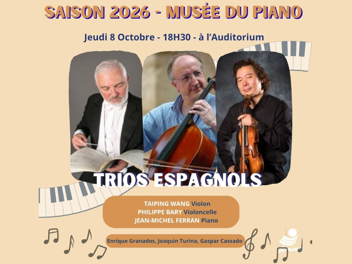 SAISON MUSICALE À L'AUDITORIUM - TRIOS ESPAGNOLS