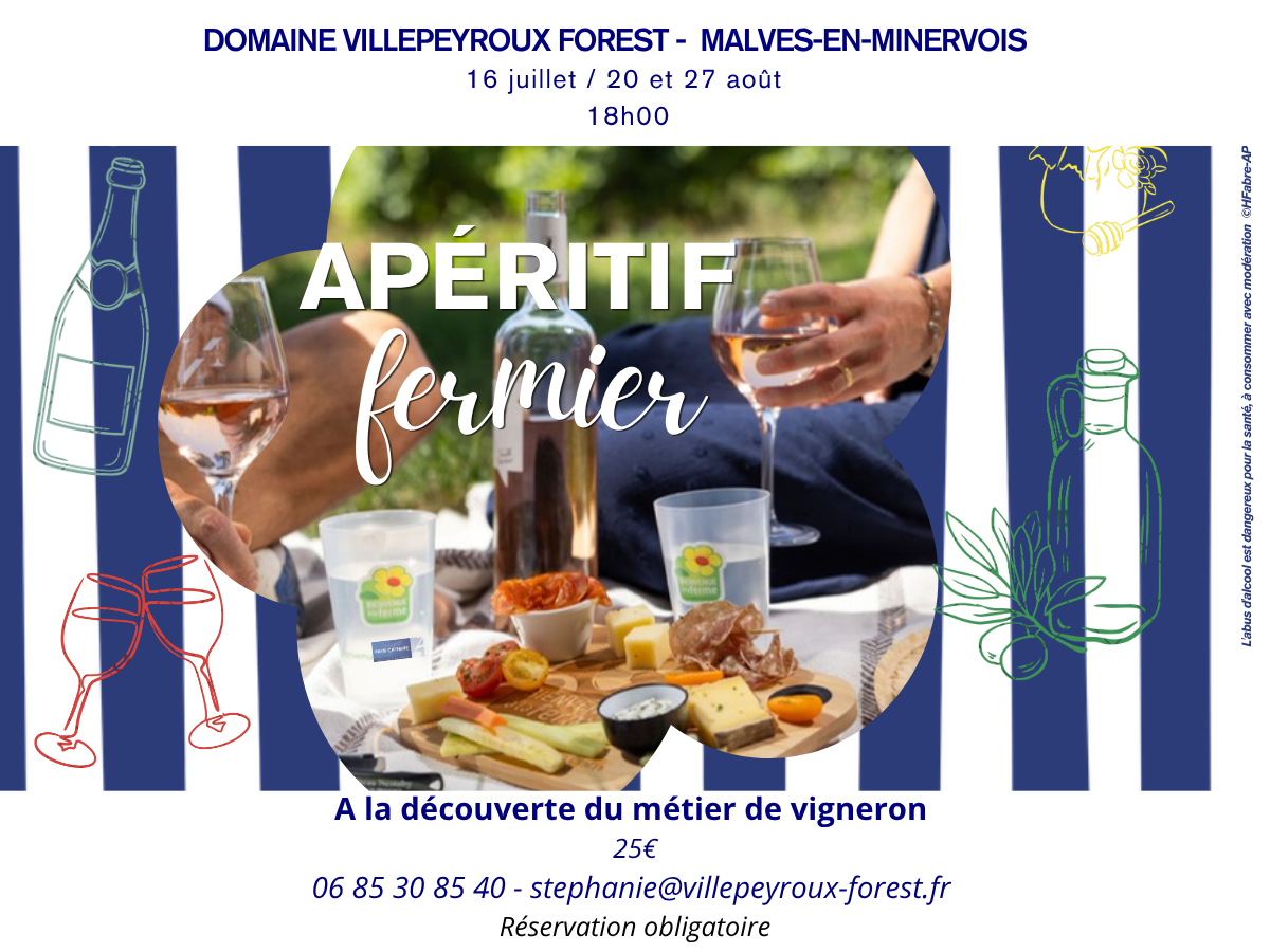 APÉRITIF FERMIER : A LA DÉCOUVERTE DU MÉTIER DE VIGNERON