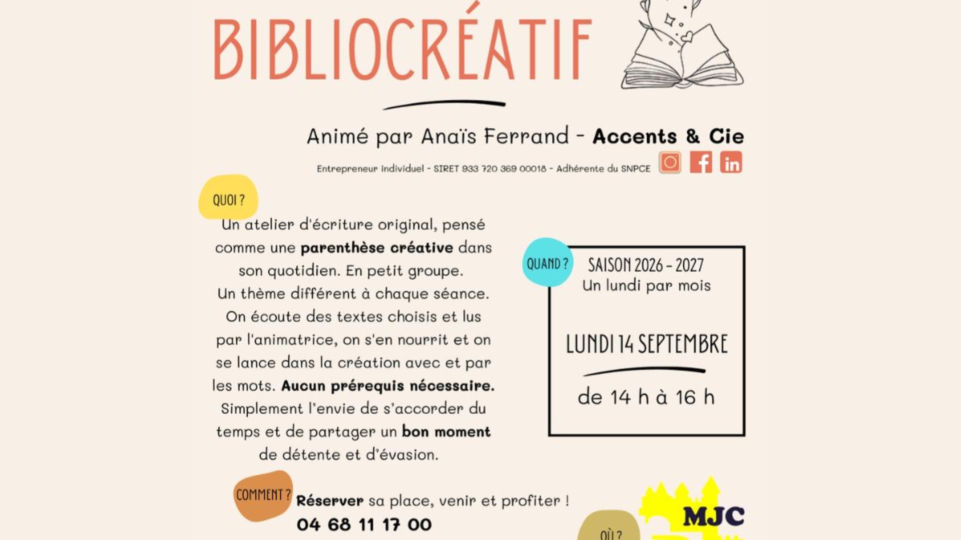 ATELIER BIBLIOCRÉATIF - 1