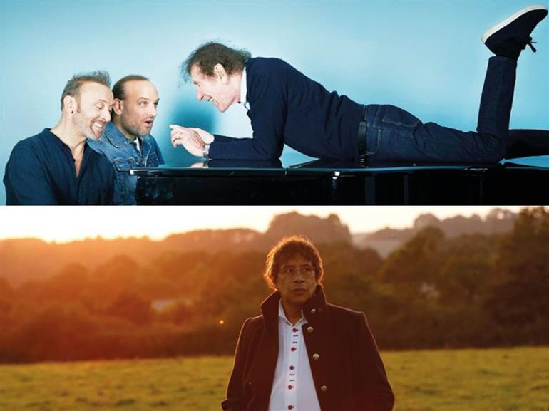Alain Souchon accompagné par Ours et Pierre Souchon + Laurent Voulzy 
