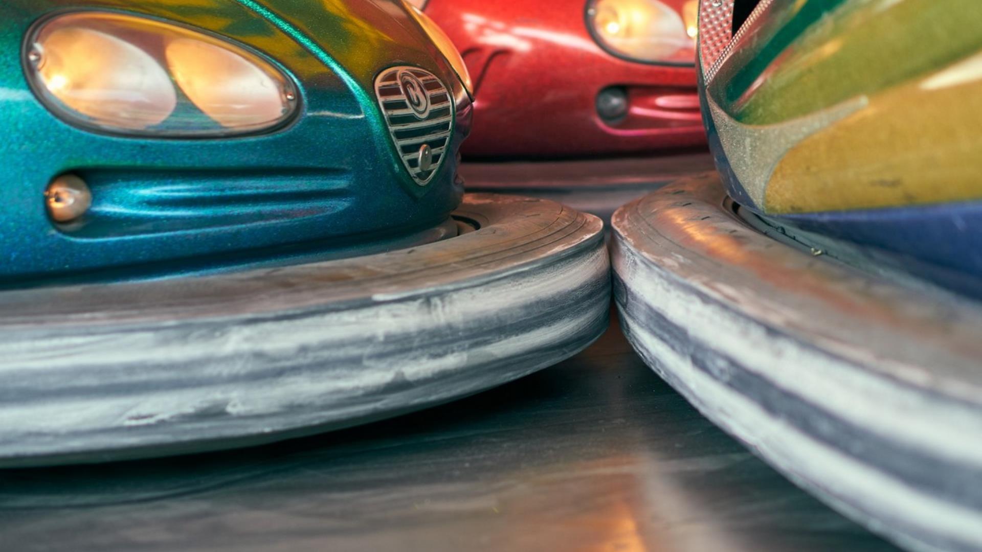 Fête foraine auto tamponneuses