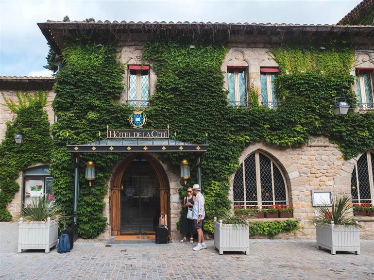 hotel carcassonne Private Parking