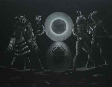 Jacques HOUPLAIN_La sortie du Noun, 1978