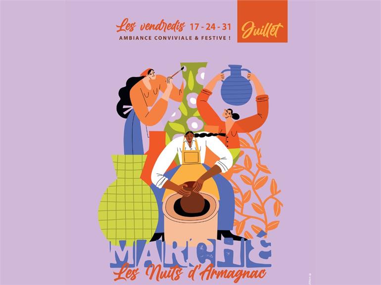 Marché nocturne rue armagnac - 1