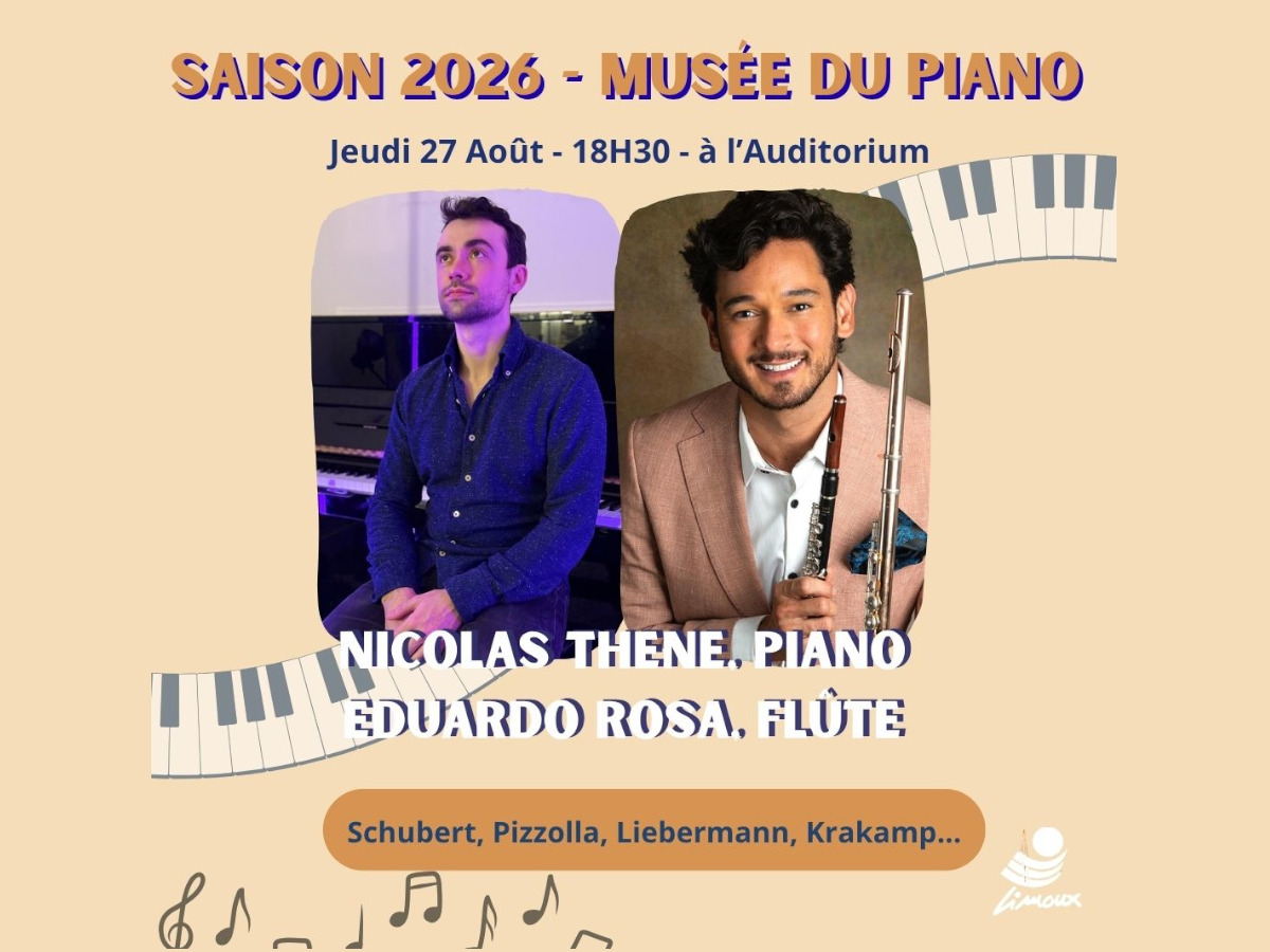SAISON MUSICALE À L'AUDITORIUM - NICOLAS THENE ET EDUARDO ROSA
