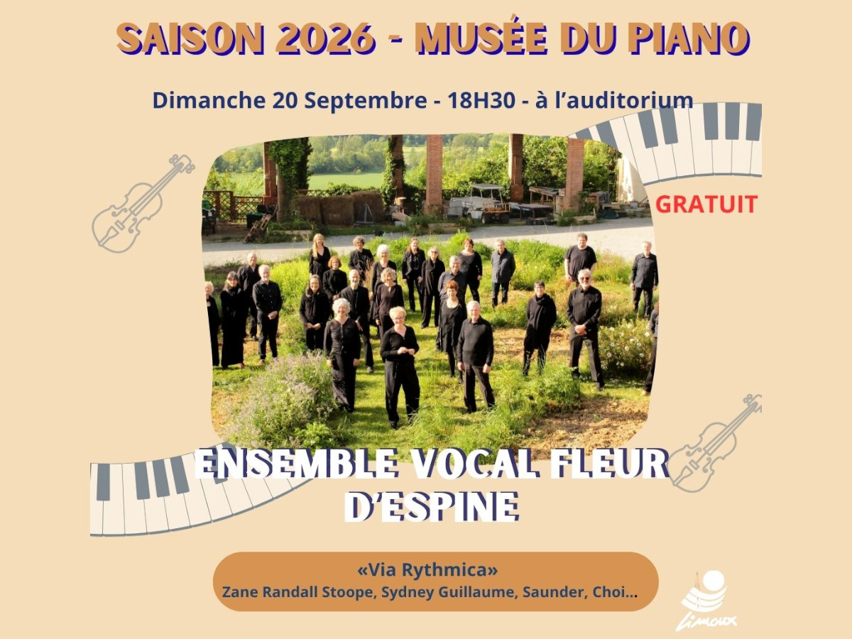 JEP 2026 - SAISON MUSICALE À L'AUDITORIUM - FLEUR D'ESPINE