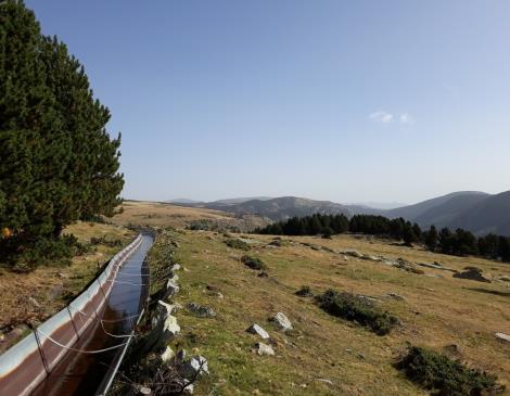 Séquia alta les canaux d'irrigation en Cerdagne