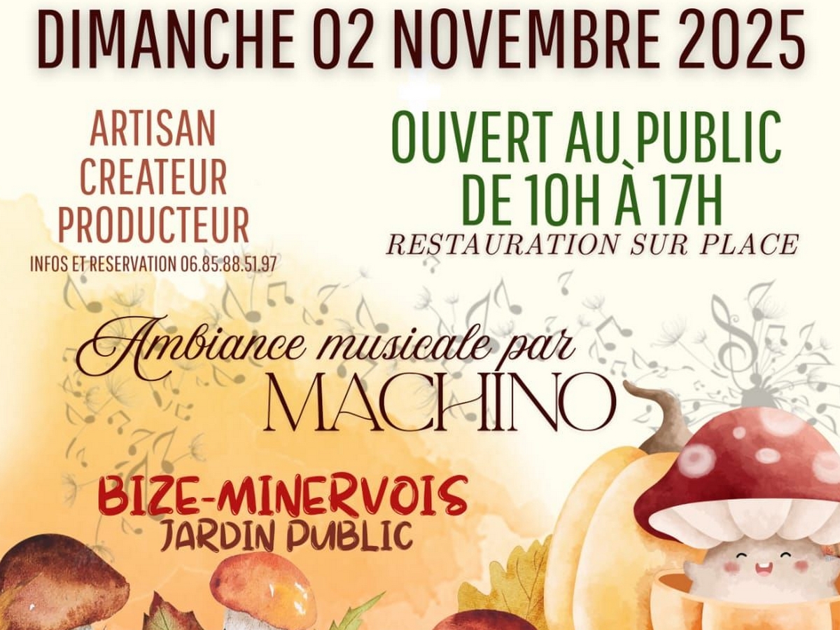 TOURIN 2 marché d'automne-Bize minervois