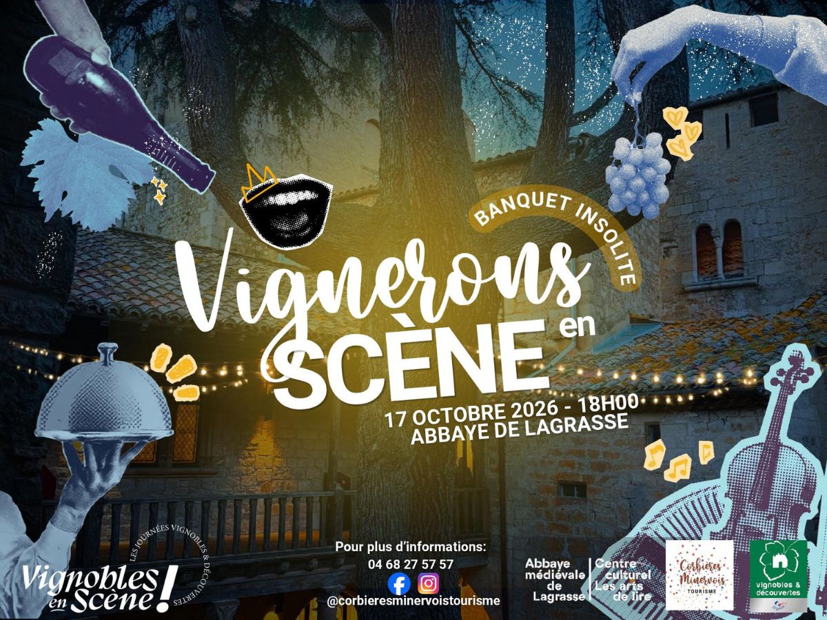 VES 2026 - LE BANQUET INSOLITE - VIGNERONS EN SCÈNE À LAGRASSE