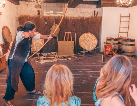 archer au camp medieval - 1