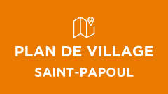 Plan du village de Saint-Papoul