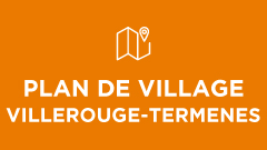Plan du village de Villerouge-Termenès